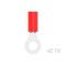 Te Connectivity Ring Terminal, #8 Stud Size, 16 AWG, 600 V, Vinyl Insulated, Red 2-34148-1 - alternate 3